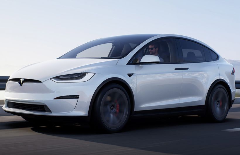 Tesla Model X Plaid electric car model
